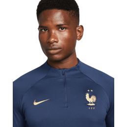 Achat haut d'entrainement Équipe de France 2022-2023 adulte torse