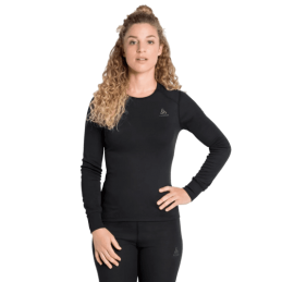 achat T-shirt manches longues col rond Odlo Femme ACTIVE WARM ECO face porte