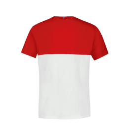 Achat T-shirt le Coq Sportif enfant TRI TEE SS N2 rouge/blanc/bleu dos