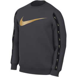 achat Sweat Nike Homme Sportswear Repeat Noir/Doré face