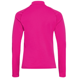 Pull à manches longues et col 1/2 zip Odlo Femme BESSO Rose dos