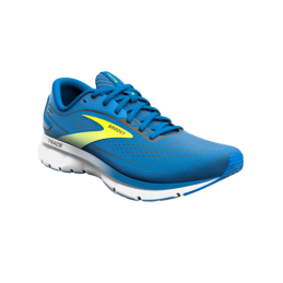 achat Chaussure de running Brooks Homme TRACE 2 bleu/jaune profil avant droit