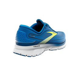 achat Chaussure de running Brooks Homme TRACE 2 bleu/jaune profil arriere droit