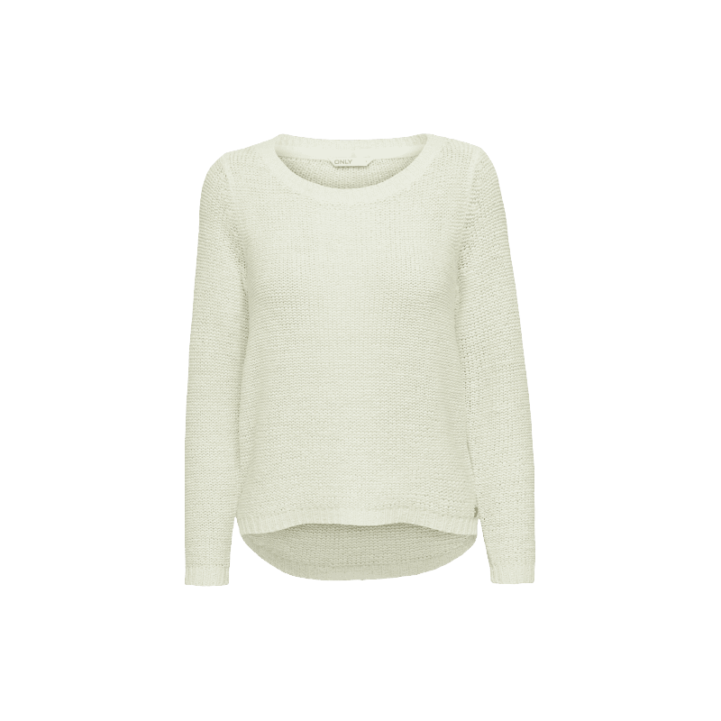 Achat pull Only femme ONLGEENA XO blanc cassé face