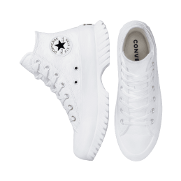 acht Converse Homme Chuck Taylor ALL STAR LUGGED 2.0 Blanc profil interieur et dessus