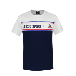 achat T-shirt Le Coq Sportif Enfant TRI TEE SS N2 Bleu face