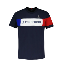achat T-shirt Le Coq Sportif Homme TRI TEE SS N1 Bleu face
