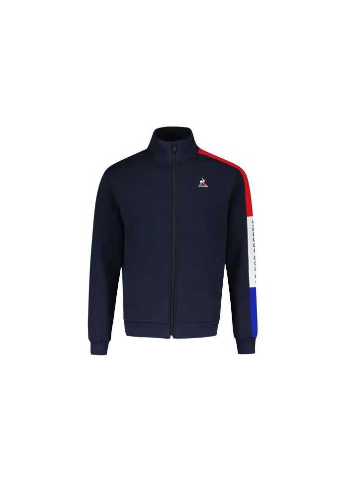 achat Sweat zippé Le Coq Sportif Homme TRI FZ SWEAT N1 Noir face