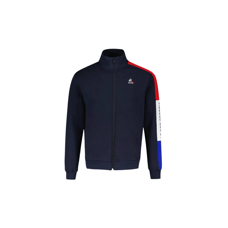 achat Sweat zippé Le Coq Sportif Homme TRI FZ SWEAT N1 Noir face