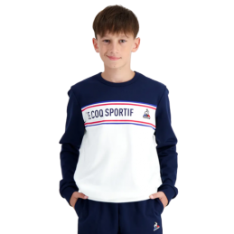 achat Sweat Le Coq Sportif Enfant TRI CREW SWEAT N1 face porte