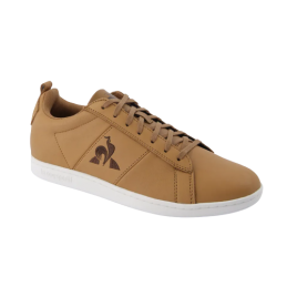 achat Chaussure Le Coq Sportif Homme COURTCLASSIC CRAFT marron profil avant droit