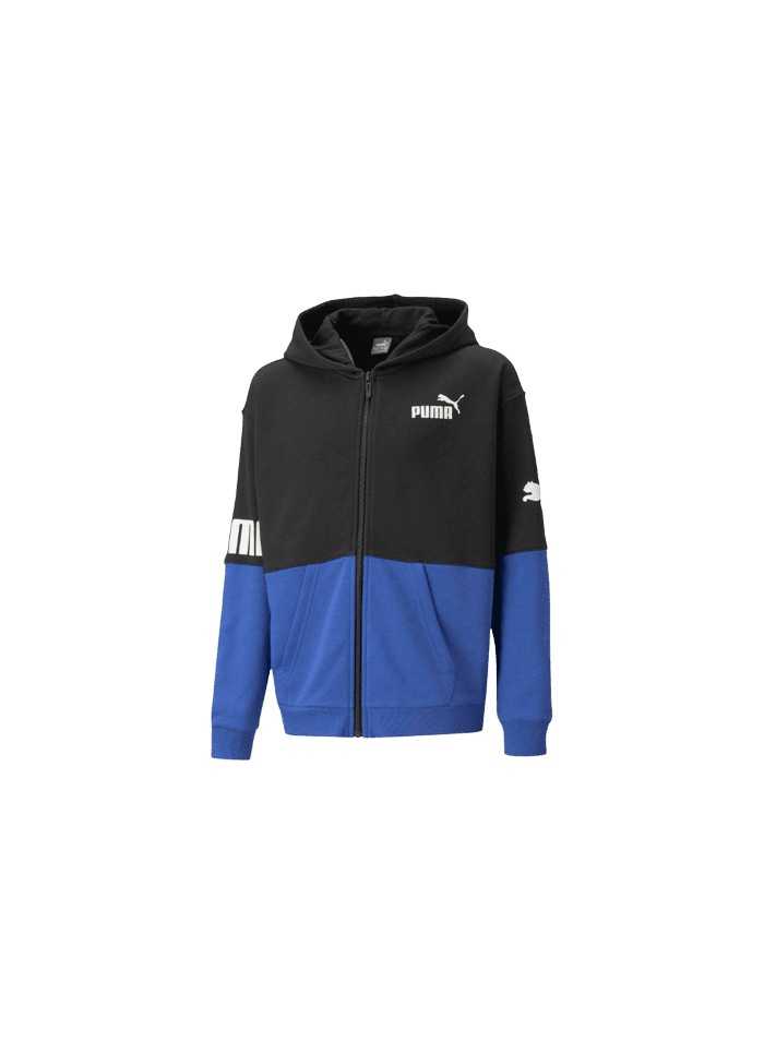 achat Sweat à capuche zippé Puma Enfant PP FZ-HDY TR B face