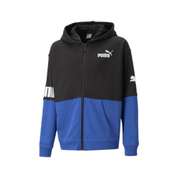 achat Sweat à capuche zippé Puma Enfant PP FZ-HDY TR B face