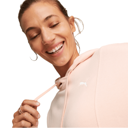 achat Sweat à capuche Puma Femme HER HDY TR Rose col