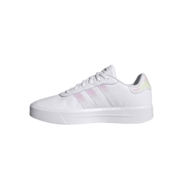 achat Chaussure Adidas Femme COURT PLATFORM Blanc profil gauche