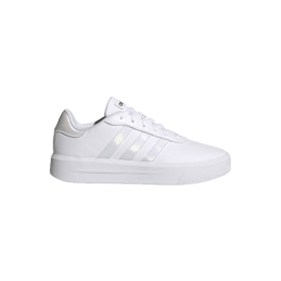 achat Chaussure Adidas Femme COURT PLATFORM Blanc profil droit