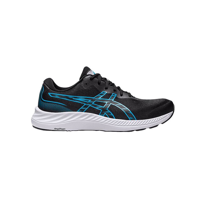 achat Chaussure de running Asics Homme GEL-EXCITE 9 noir/bleu profil droit