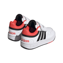 achat Chaussure Adidas Garçon HOOPS 3.0 CF I blanc profil arriere droit