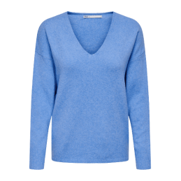 achat Pull Only Femme ONLRICA LIFE Bleu face