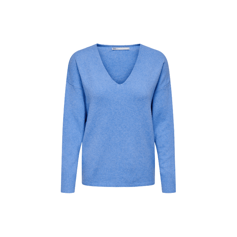 achat Pull Only Femme ONLRICA LIFE Bleu face