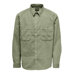 achat Chemise Only & Sons homme ONSALP Vert face