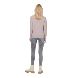 achat Pull Only Femme ONLRICA LIFE Beige dos porté