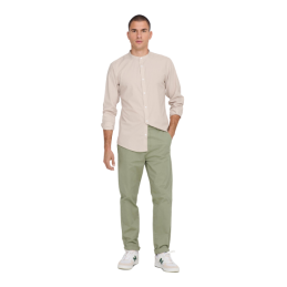 achat Pantalon chino Only & Sons Homme ONSKENT Vert face porté