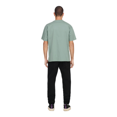 achat T-shirt Only & Sons Homme ONSFRED Vert dos porté