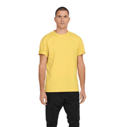 achat T-shirt Only & Sons Homme ONSFRED Jaune face porté