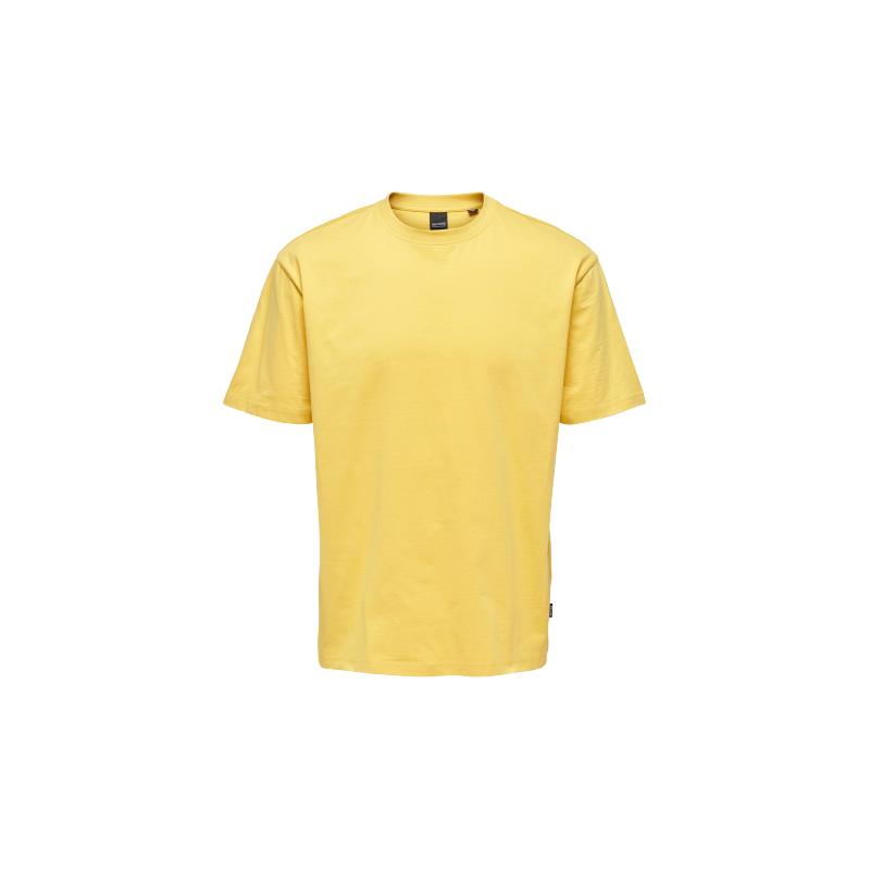 achat T-shirt Only & Sons Homme ONSFRED Jaune face