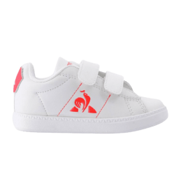 Achat Chaussure Le Coq Sportif enfant COURTCLASSIC INF GIRL FLUO profil droit