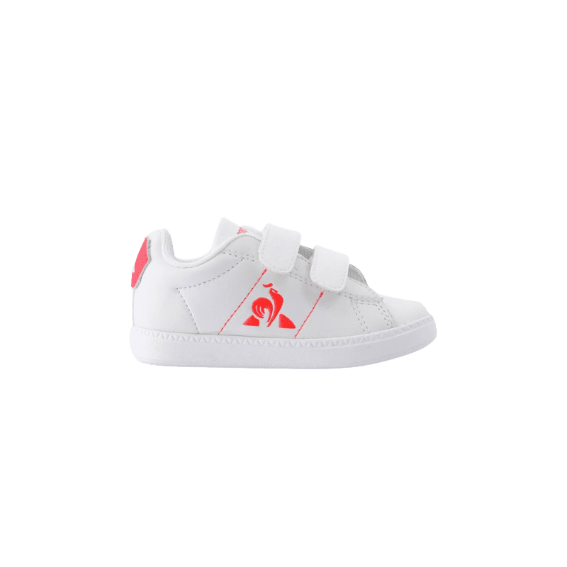 Achat Chaussure Le Coq Sportif enfant COURTCLASSIC INF GIRL FLUO profil droit