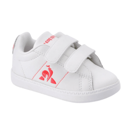 Achat Chaussure Le Coq Sportif enfant COURTCLASSIC INF GIRL FLUO profil latéral droit