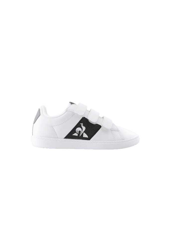 Achat Chaussure Le Coq Sportif  COURTCLASSIC PS 2 TONES Blanc profil droit