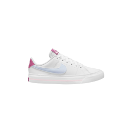 achat Chaussure Nike Enfant NIKE COURT LEGACY (GS) blanc/gris profil droit