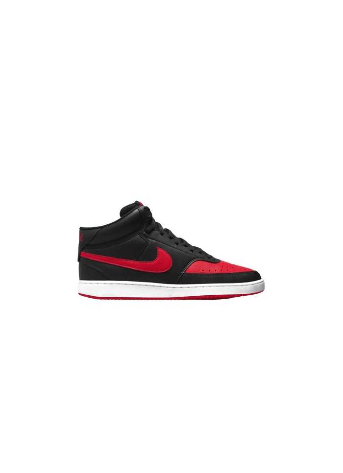 achat Chaussure Nike Homme NIKE COURT VISION MID noire/rouge profil droit