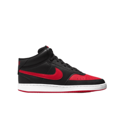 achat Chaussure Nike Homme NIKE COURT VISION MID noire/rouge profil droit