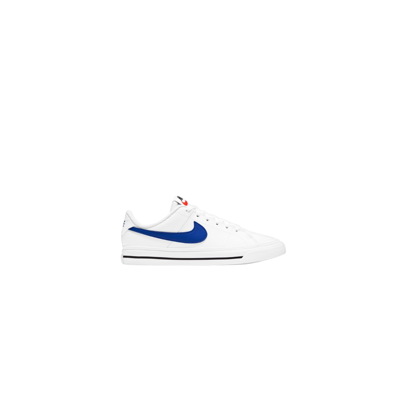 Puñado referencia pub Chaussure Nike Enfant NIKE COURT LEGACY (GS) blanc/bleu| Clickandsport