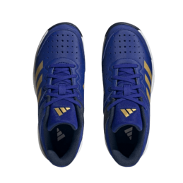 Achat Chaussure de sports indoor Adidas enfant COURT STABIL bleu dessus