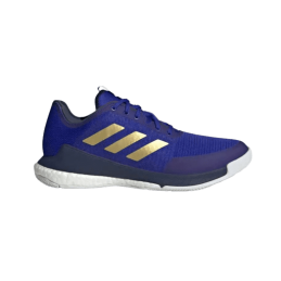 Achat Chaussure de Handball Adidas homme CRAZYFLIGHT bleu profil droit