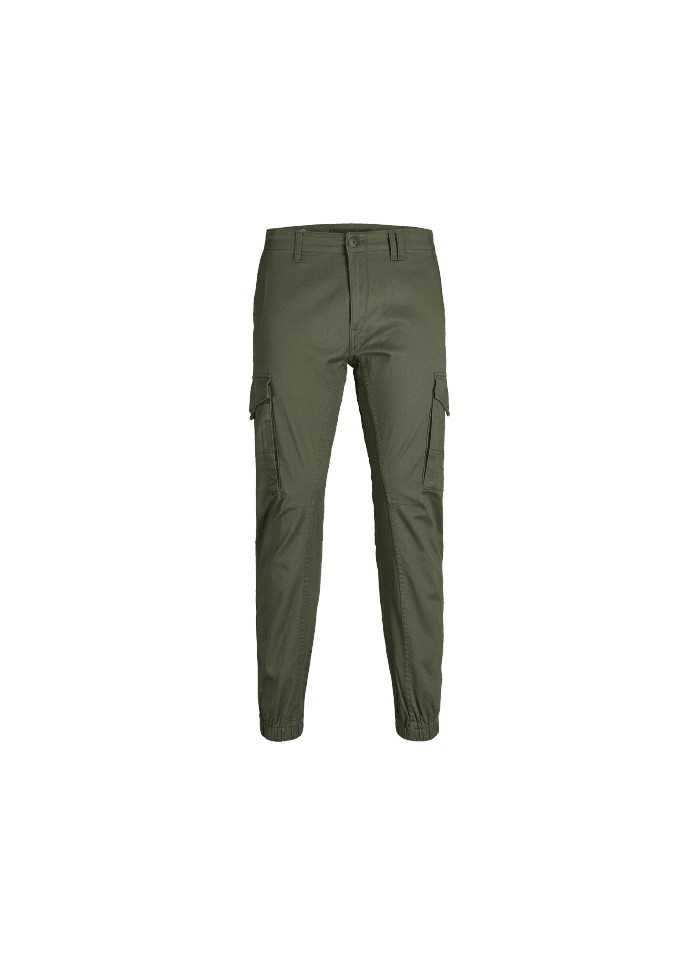 achat Pantalon cargo Jack and Jones Homme JPSTPAUL JJFLAKE AKM 542 OLIVE NIGH face