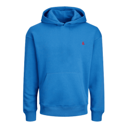 achat Sweat à capuche Jack and Jones Garçon JJESTAR Bleu face