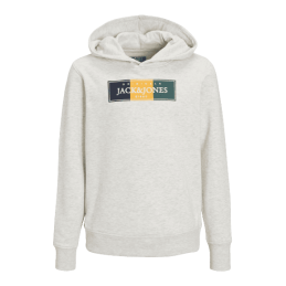 achat Sweat à capuche Jack and Jones enfant JORCODYY Beige face