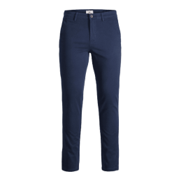 achat Pantalon chino Jack and Jones Homme JPSTMARCO JJBOWIE Bleu face