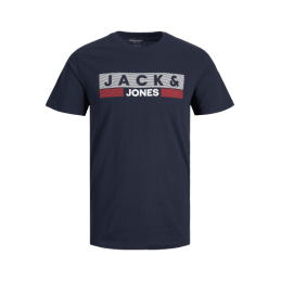 achat T-shirt Jack and Jones Garçon JJECORP LOGO Bleu face
