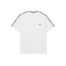 achat T-SHIRT Lacoste HOMME CORE GRAPHICS blanc face