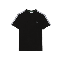 achat T-SHIRT Lacoste HOMME CORE GRAPHICS noir face