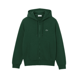 achat Sweat zippé LACOSTE CORE SOLID Vert face