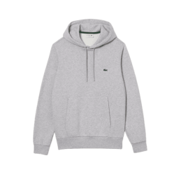 achat Sweat à capuche LACOSTE homme CORE SOLID gris face