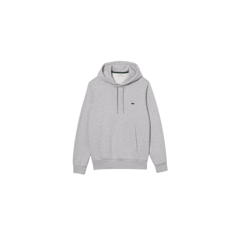 achat Sweat à capuche LACOSTE homme CORE SOLID gris face